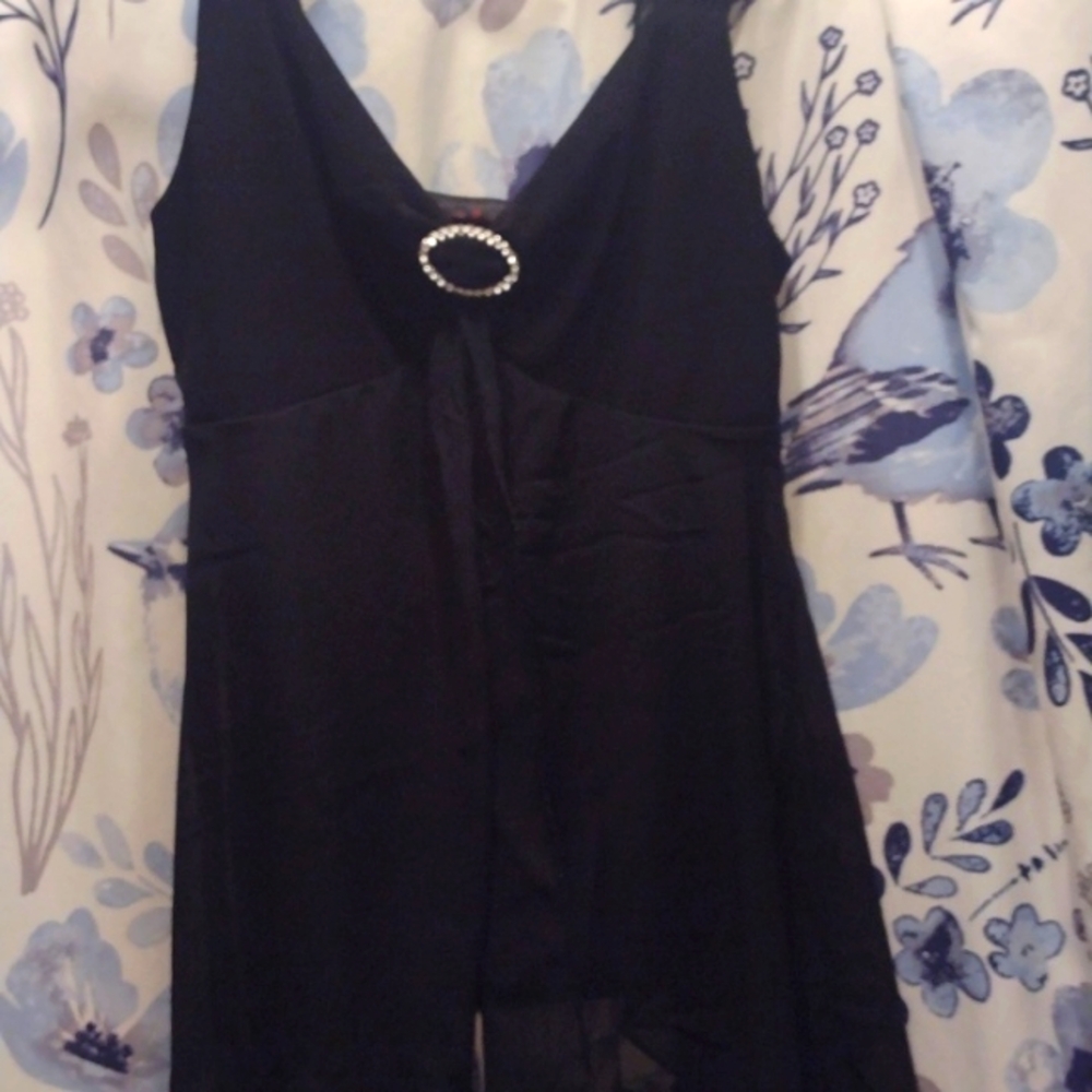 xs solar blouse Black